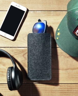 Logo trade promotional giveaway photo of: RPET felt glasses case
