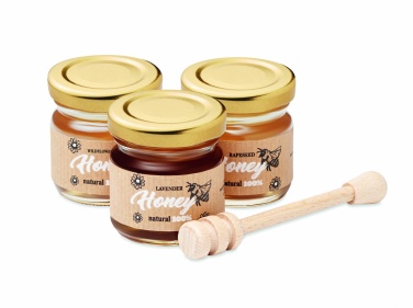 Logotrade promotional merchandise picture of: Set of 3 wildflower honey