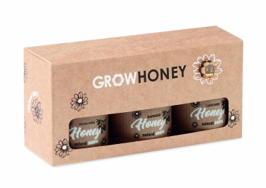 Logotrade corporate gifts photo of: Set of 3 wildflower honey
