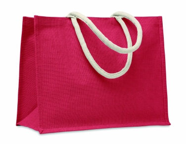 Logo trade promotional giveaways picture of: Jute bag with cotton handle