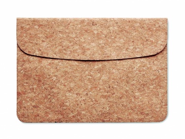 Logo trade promotional giveaway photo of: Cork laptop bag magnetic flap