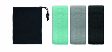 Logotrade advertising products photo of: Set of 3 fitness bands in pouch