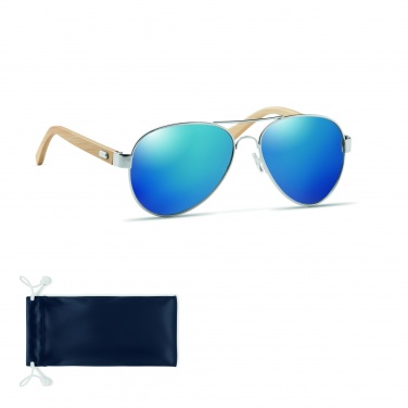 Logo trade promotional items picture of: Bamboo sunglasses in pouch TARTU