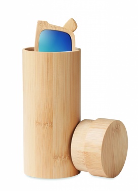 Logotrade advertising product picture of: Sunglasses and case in bamboo KEILA