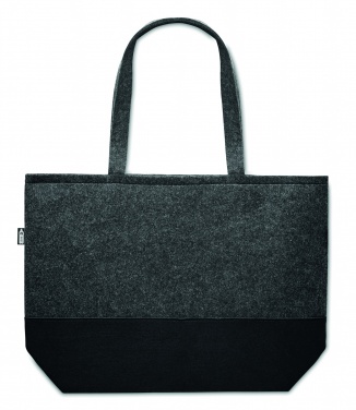 Logo trade promotional merchandise image of: RPET felt shopping bag