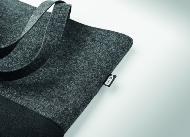 Logotrade promotional item picture of: RPET felt shopping bag