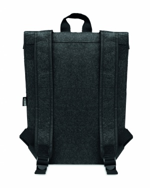 Logo trade advertising product photo of: RPET felt backpack