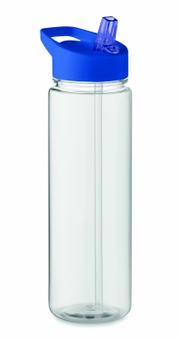 Logo trade business gifts image of: RPET bottle 650ml PP flip lid