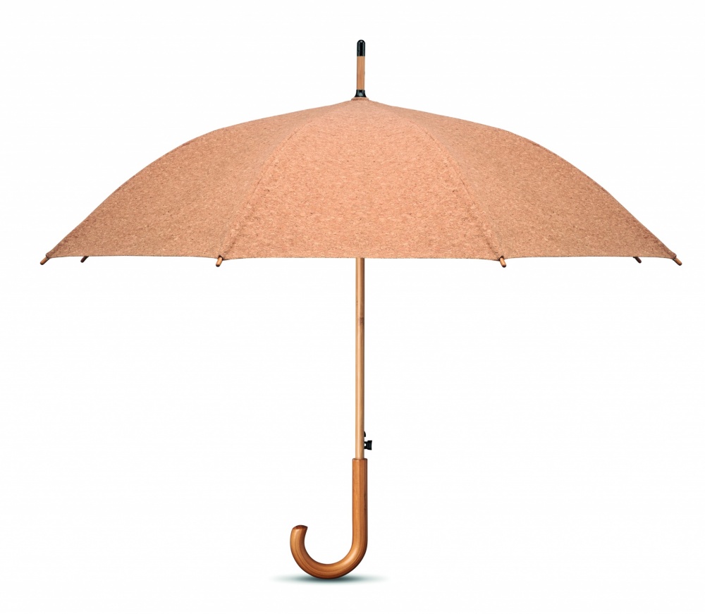 Logo trade promotional merchandise photo of: 25 inch cork umbrella