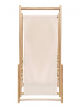 Logo trade promotional gift photo of: Beach chair in wood