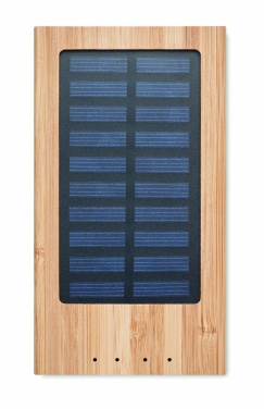 Logo trade advertising product photo of: Solar power bank 4000 mAh ARENA SOLAR
