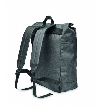 Logo trade corporate gift photo of: 600D RPET 2 tone backpack