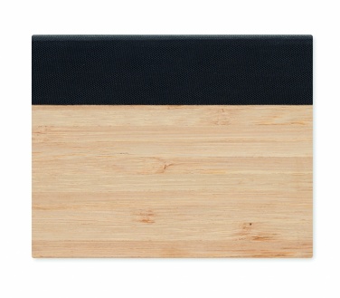 Logo trade promotional giveaways picture of: Bamboo sticky note memo pad