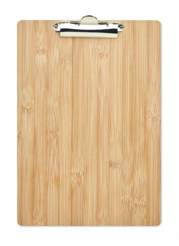 Logo trade advertising product photo of: A4 bamboo clipboard