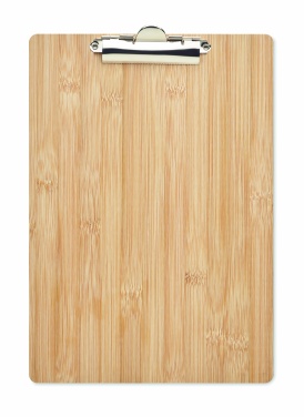 Logo trade corporate gifts image of: A4 bamboo clipboard