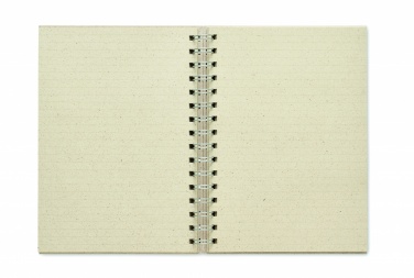 Logotrade promotional giveaway image of: A5 grass notebook 80 lined