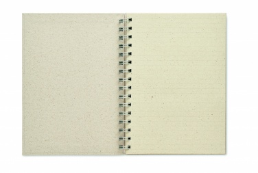 Logotrade promotional merchandise picture of: A5 grass notebook 80 lined