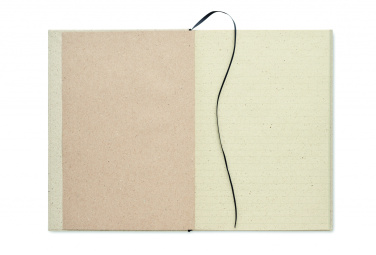 Logotrade business gift image of: A5 grass notebook 80 lined