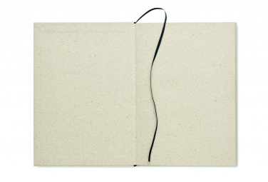 Logo trade promotional product photo of: A5 grass notebook 80 lined