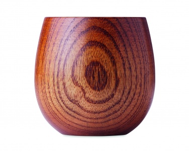 Logotrade advertising products photo of: Oak wooden mug 250 ml