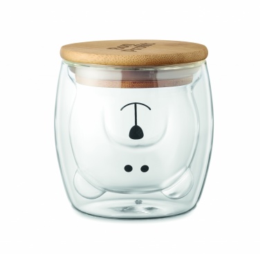 Logo trade corporate gift photo of: Double wall borosilicate mug