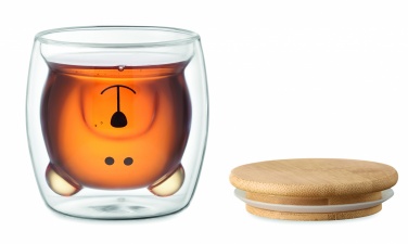 Logo trade promotional product photo of: Double wall borosilicate mug