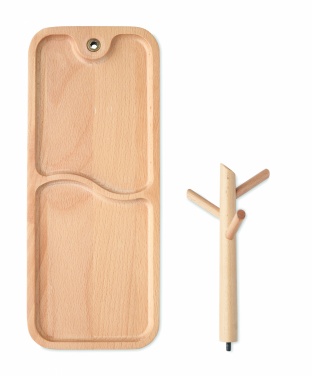 Logo trade promotional products image of: Wooden organizer tray
