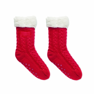 Logo trade promotional giveaway photo of: Pair of slipper sock M