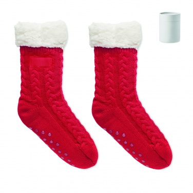 Logo trade promotional products picture of: Pair of slipper sock L