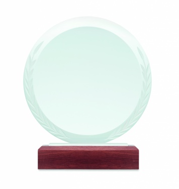 Logotrade business gift image of: Round award plaque