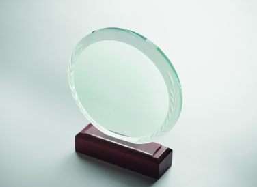 Logo trade promotional items picture of: Round award plaque