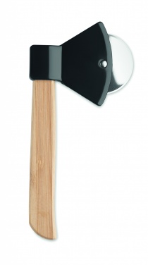 Logo trade corporate gifts picture of: Pizza cutter bamboo handle