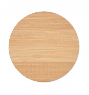 Logotrade promotional products photo of: Bamboo round coaster
