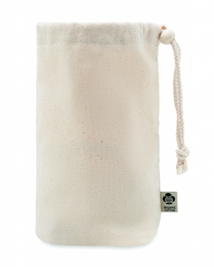 Logo trade corporate gifts image of: Small Organic cotton bag