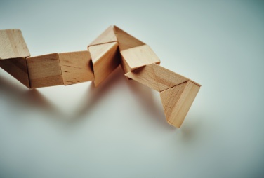 Logo trade promotional merchandise image of: Wooden puzzle/brain teaser