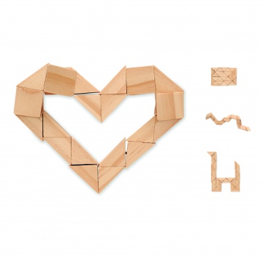 Logo trade promotional items image of: Wooden puzzle/brain teaser