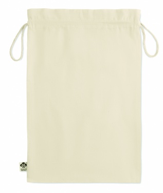 Logo trade advertising products image of: Large organic cotton gift bag