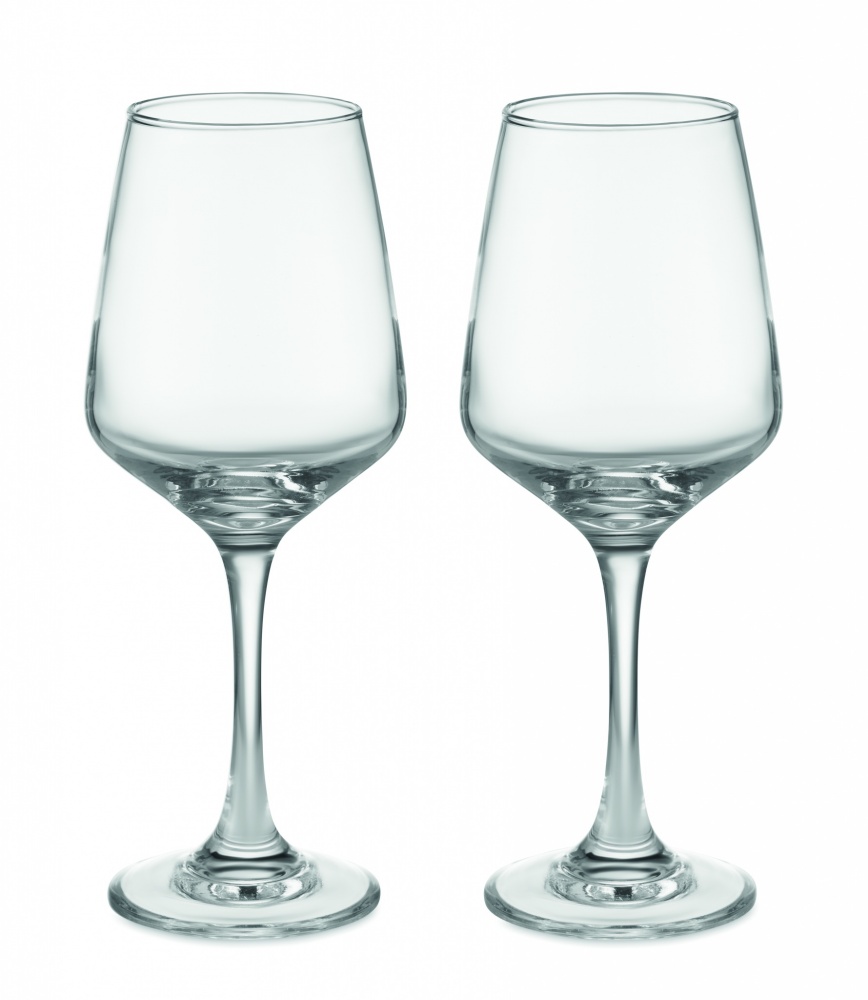 Logotrade promotional gifts photo of: Set of 2 wine glasses