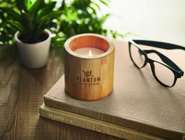 Logotrade promotional gift image of: Plant based wax candle 160 gr