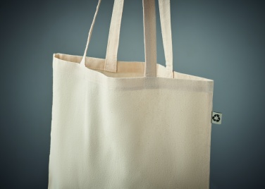 Logo trade business gifts image of: Recycled cotton shopping bag