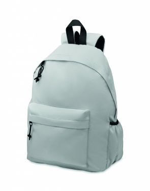 Logo trade promotional products image of: 600D RPET polyester backpack
