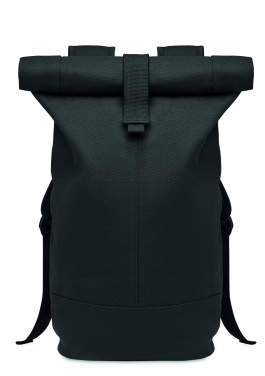 Logotrade business gifts photo of: Rolltop washed canvas backpack