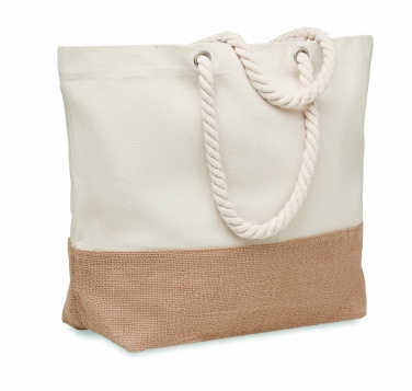 Logo trade business gifts image of: Canvas beach bag 280 gr/m²