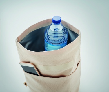 Logo trade promotional merchandise image of: Recycled cotton cooler bag