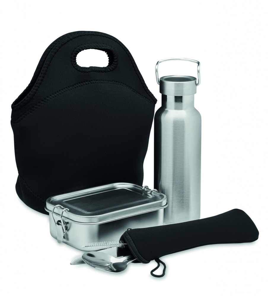 Logotrade promotional products photo of: Lunch set in stainless steel