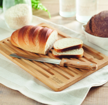 Logo trade advertising products picture of: Bamboo cutting board set
