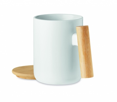 Logotrade promotional merchandise image of: Porcelain mug with lid 380 ml