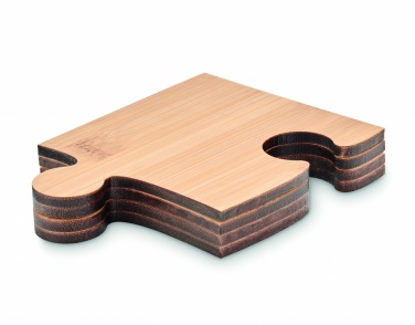Logo trade promotional products picture of: Set of 4 puzzle coasters