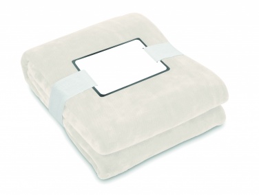 Logo trade promotional product photo of: RPET fleece blanket 280 gr/m²