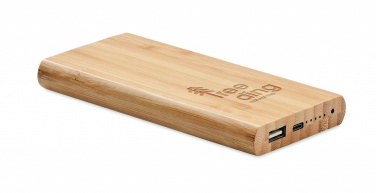Logotrade business gifts photo of: 6000 mAh Bamboo power bank